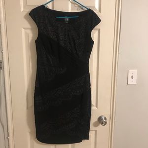 Black lace dress